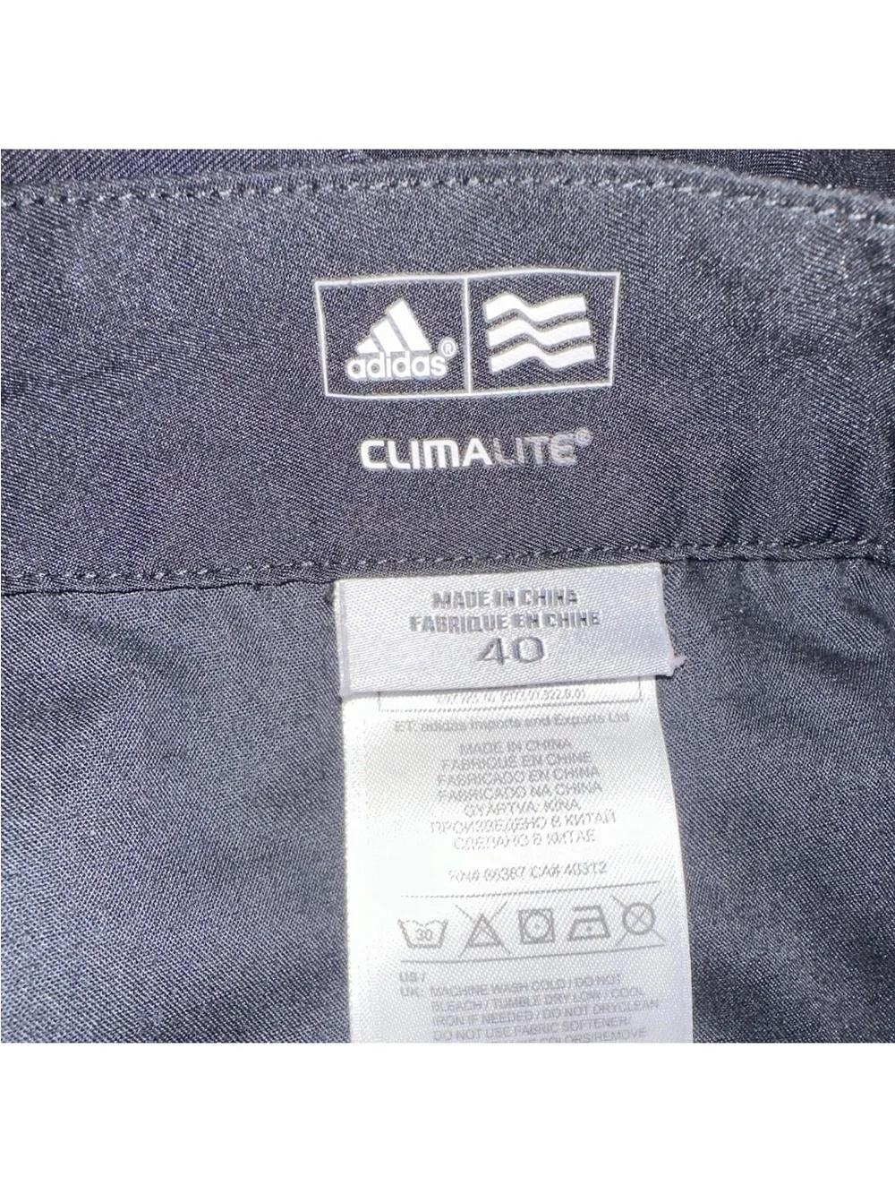 Adidas ClimaLite Men's Golf Shorts Black Flat Front Pockets Lightweight